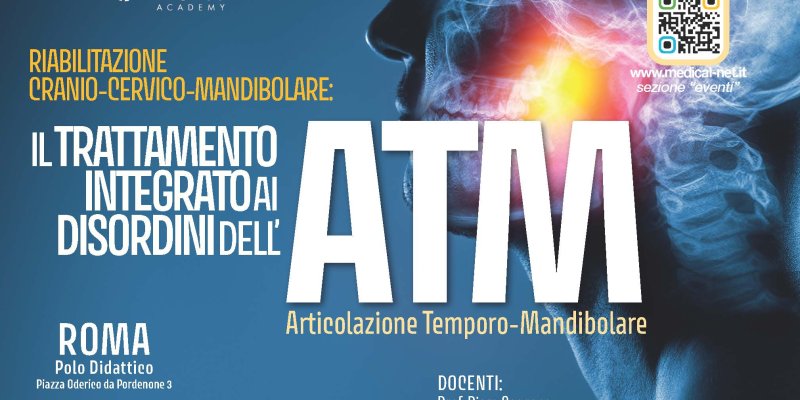 CORSO BASE - Riabilitazione Cranio-Cervico-Mandibolare, il trattamento integrato ai disordini dell’ATM (Articolzione Temporo-Mandibolare)