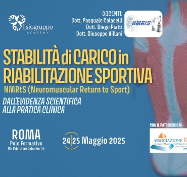 Stabilità di carico in riabilitazione sportiva:  NMRtS (Neuromuscular Return to Sport) - Dall’evidenza scientifica alla pratica clinica -